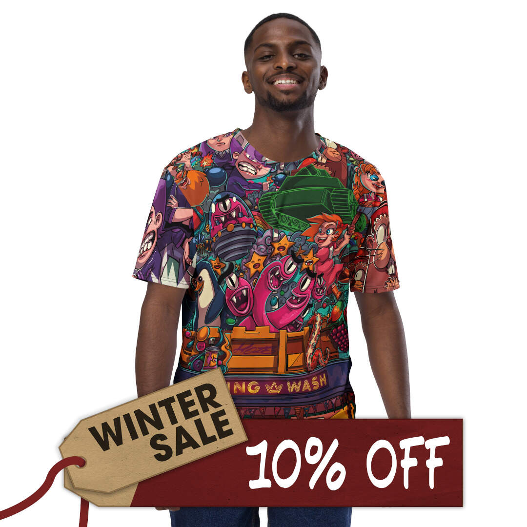 Arcade Paradise Print t-shirt