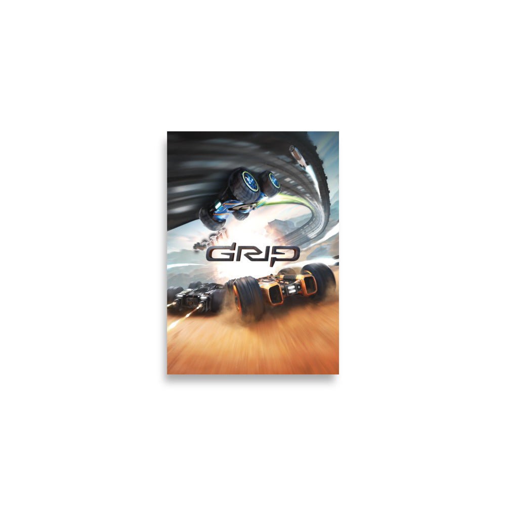 GRIP: Combat Racing "EXPLOSION" A2 Art Print / Poster