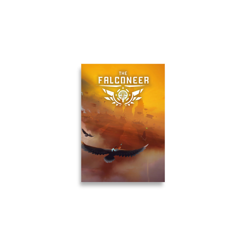 The Falconeer "SUNSET" A2 Art Print / Poster