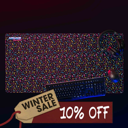 Arcade Paradise "90s Carpet" Gaming Mouse Pad