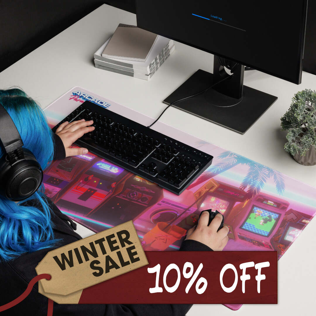 Arcade Paradise Gaming Mouse Pad
