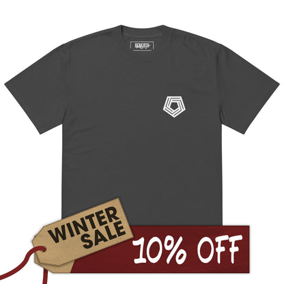 Beneath Omnium Logo Oversized faded t-shirt